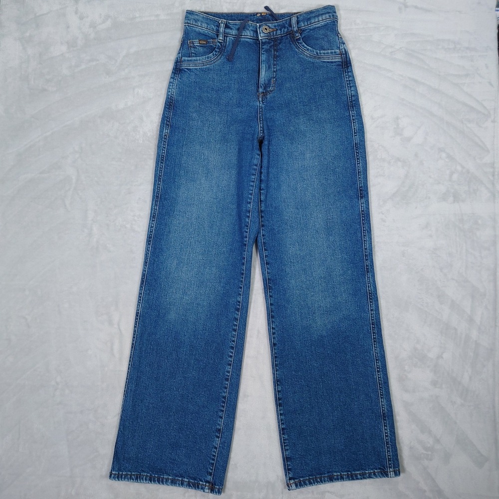 Kuhl Kontour Wide Leg Jeans Women's 8 Reg ( Fit 28x31.5) Stretch Indigo Blue